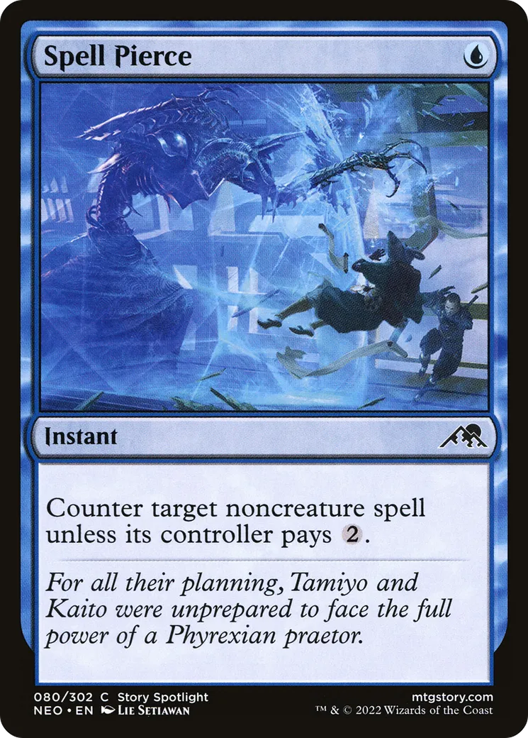 Spell Pierce — Kamigawa: Neon Dynasty — Magic: The Gathering