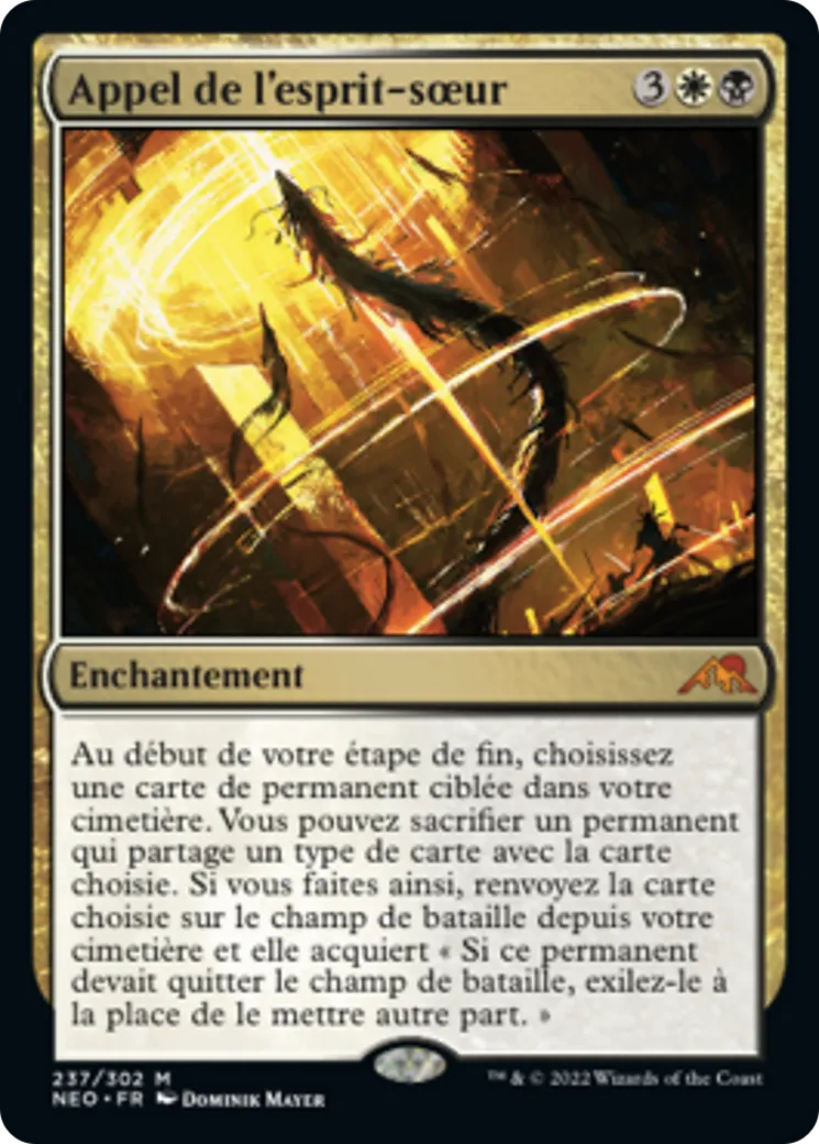 Appel de l'esprit-sœur — Kamigawa: Neon Dynasty — Magic: The Gathering