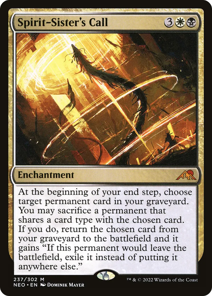 Appel de l'esprit-sœur — Kamigawa: Neon Dynasty — Magic: The Gathering