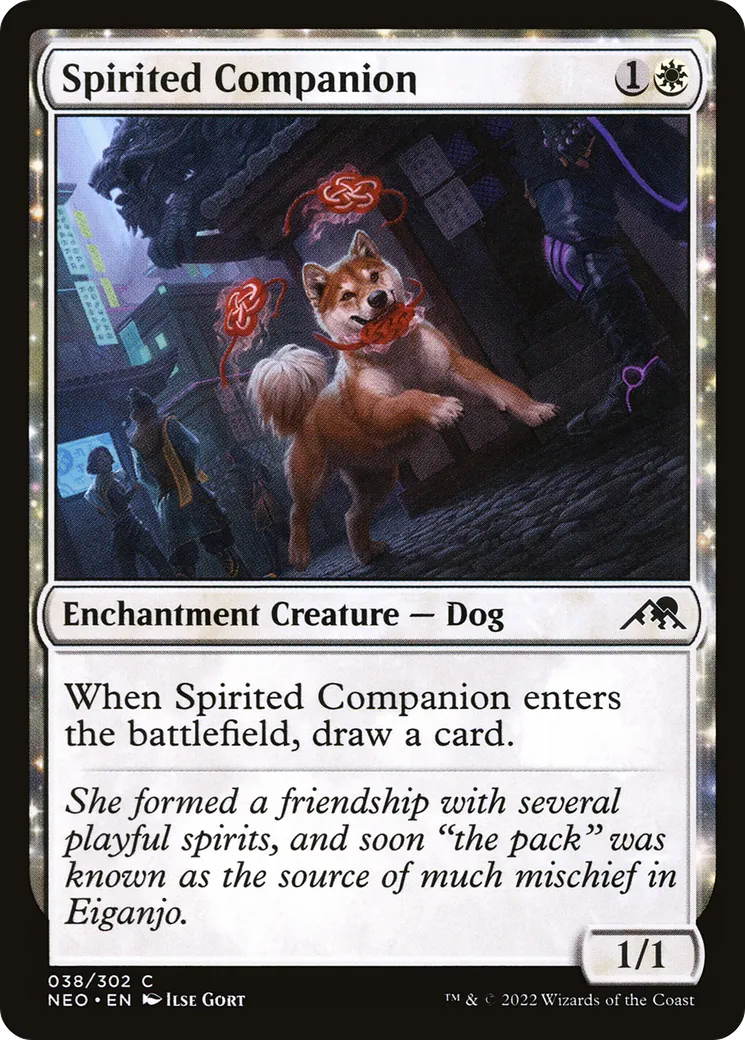 Compagnon fougueux — Kamigawa: Neon Dynasty — Magic: The Gathering