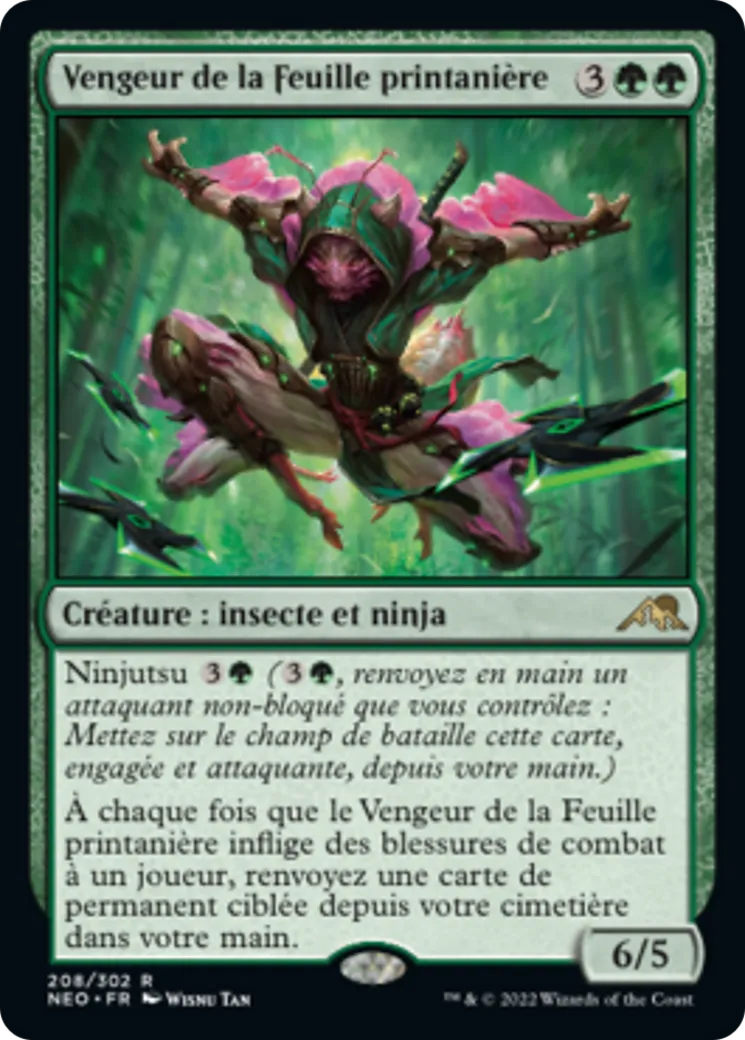 Vengeur de la Feuille printanière — Kamigawa: Neon Dynasty — Magic: The Gathering