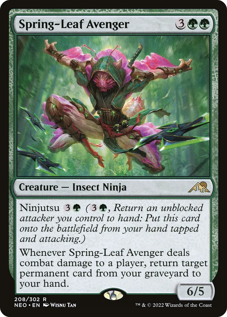 Vengeur de la Feuille printanière — Kamigawa: Neon Dynasty — Magic: The Gathering