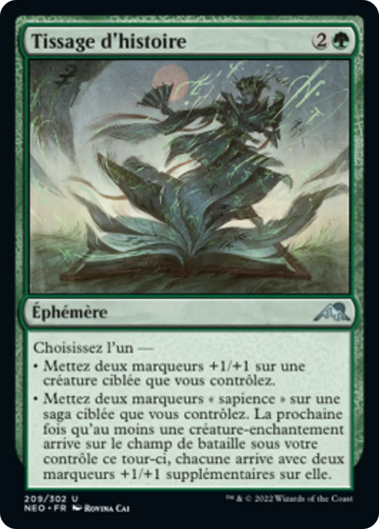 Tissage d'histoire — Kamigawa: Neon Dynasty — Magic: The Gathering