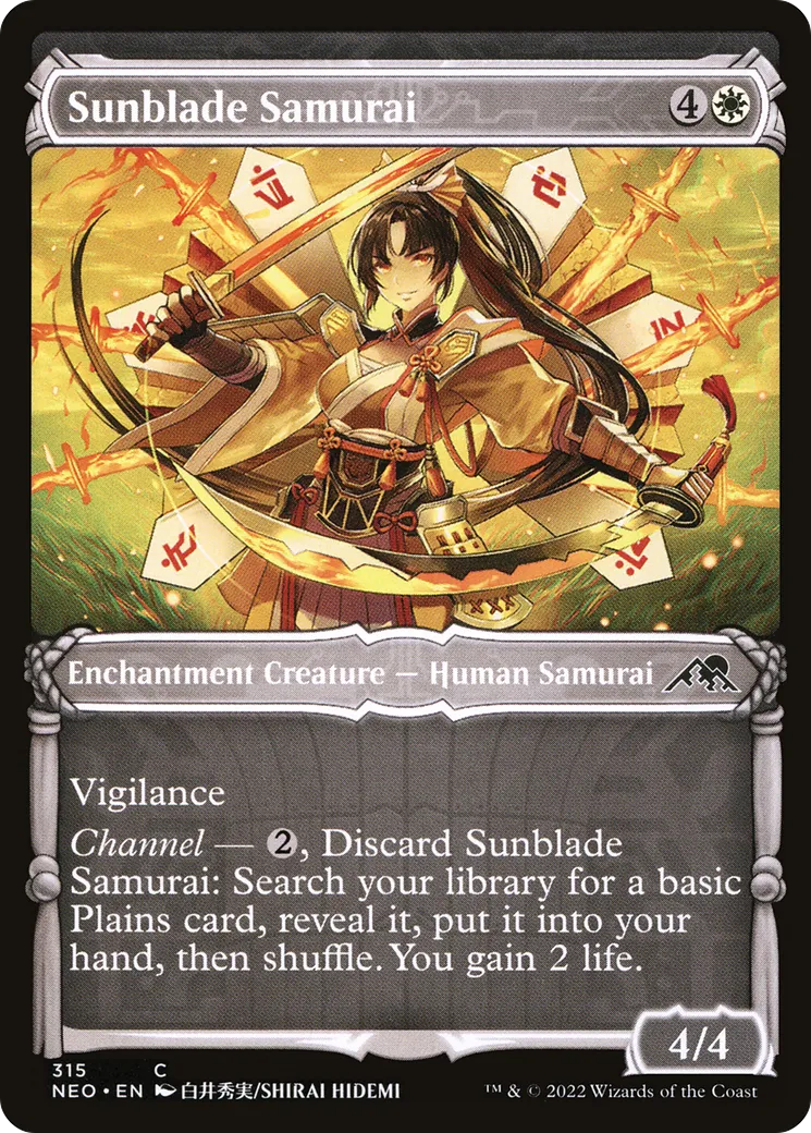 Sunblade Samurai — Kamigawa: Neon Dynasty — Magic: The Gathering