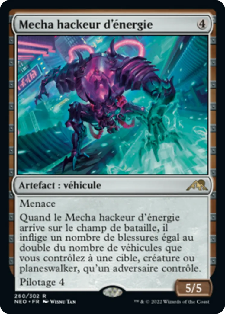 Mecha hackeur d'énergie — Kamigawa: Neon Dynasty — Magic: The Gathering