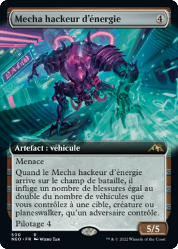 Mecha hackeur d'énergie — Kamigawa: Neon Dynasty — Magic: The Gathering