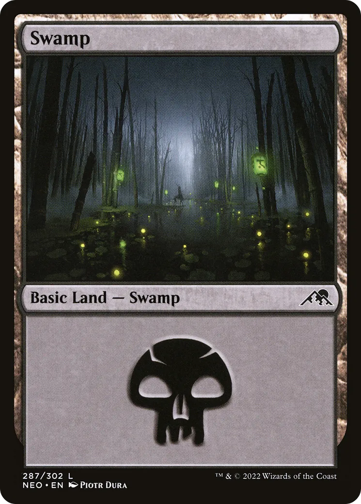 Swamp — Kamigawa: Neon Dynasty — Magic: The Gathering
