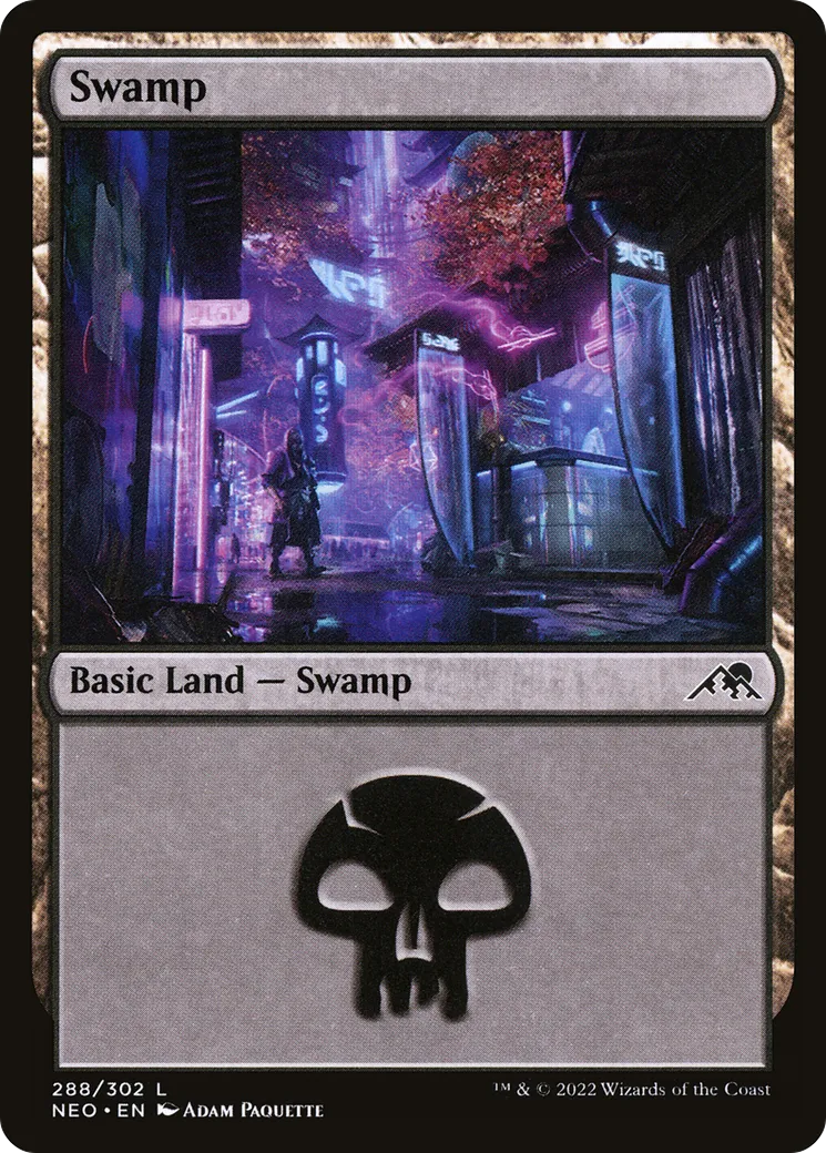 Swamp — Kamigawa: Neon Dynasty — Magic: The Gathering