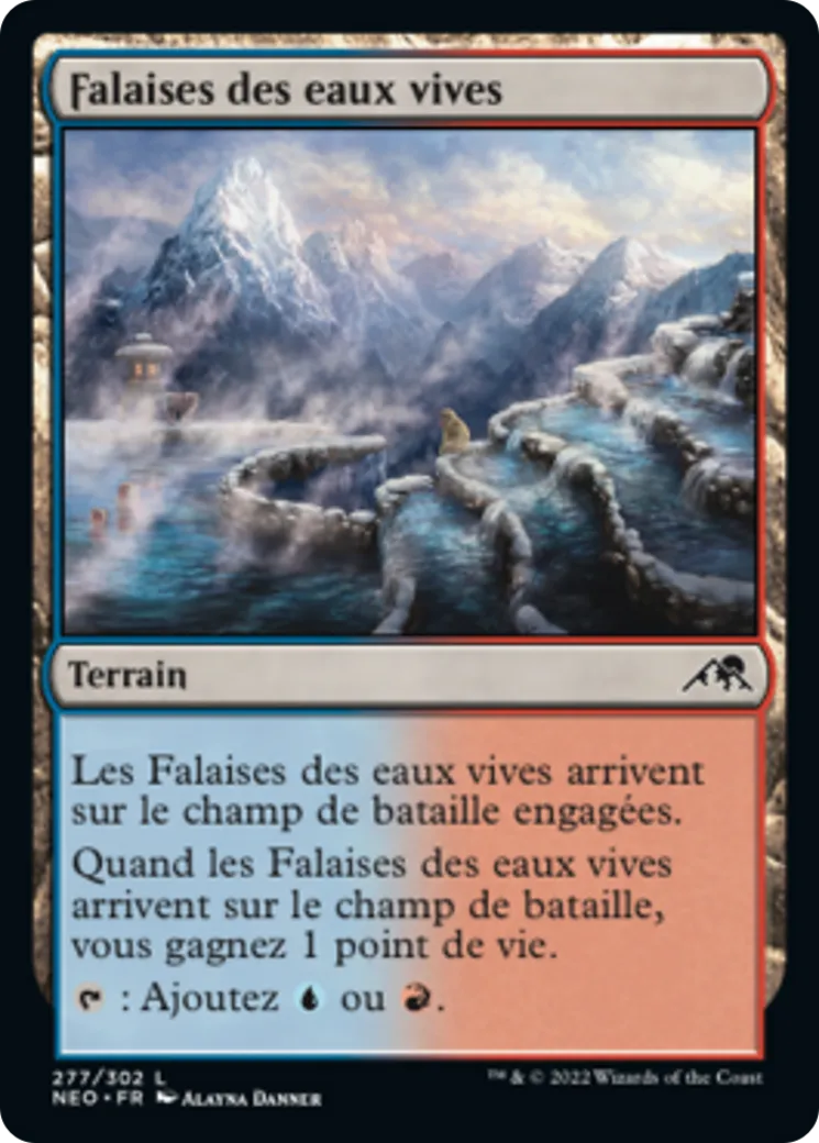 Falaises des eaux vives — Kamigawa: Neon Dynasty — Magic: The Gathering