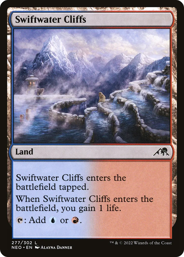 Falaises des eaux vives — Kamigawa: Neon Dynasty — Magic: The Gathering