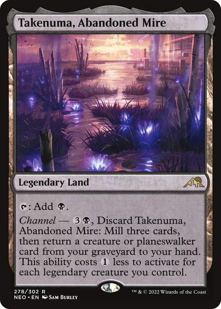Takenuma, marais abandonné — Kamigawa: Neon Dynasty — Magic: The Gathering