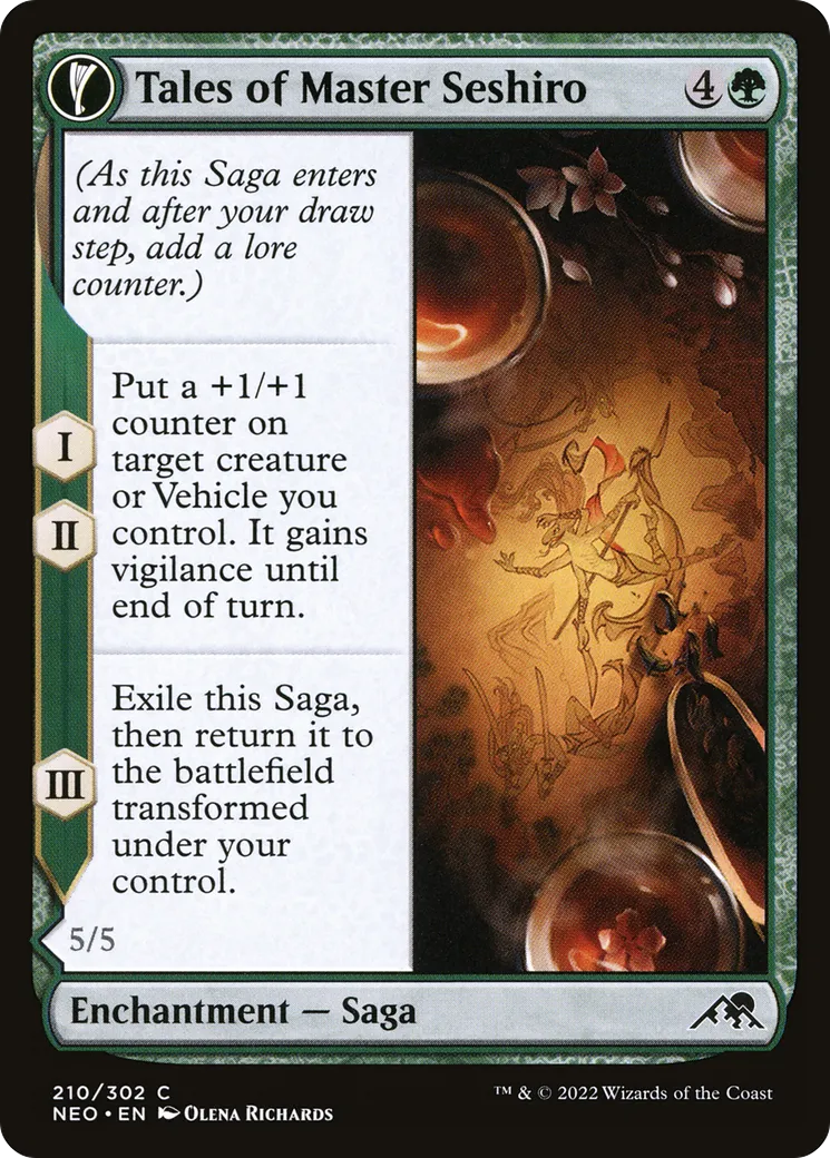 Tales of Master Seshiro // Seshiro's Living Legacy — Kamigawa: Neon Dynasty — Magic: The Gathering