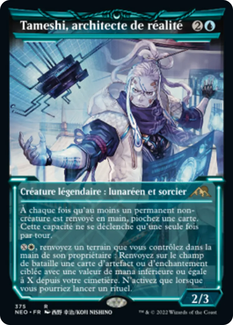 Tameshi, architecte de réalité — Kamigawa: Neon Dynasty — Magic: The Gathering