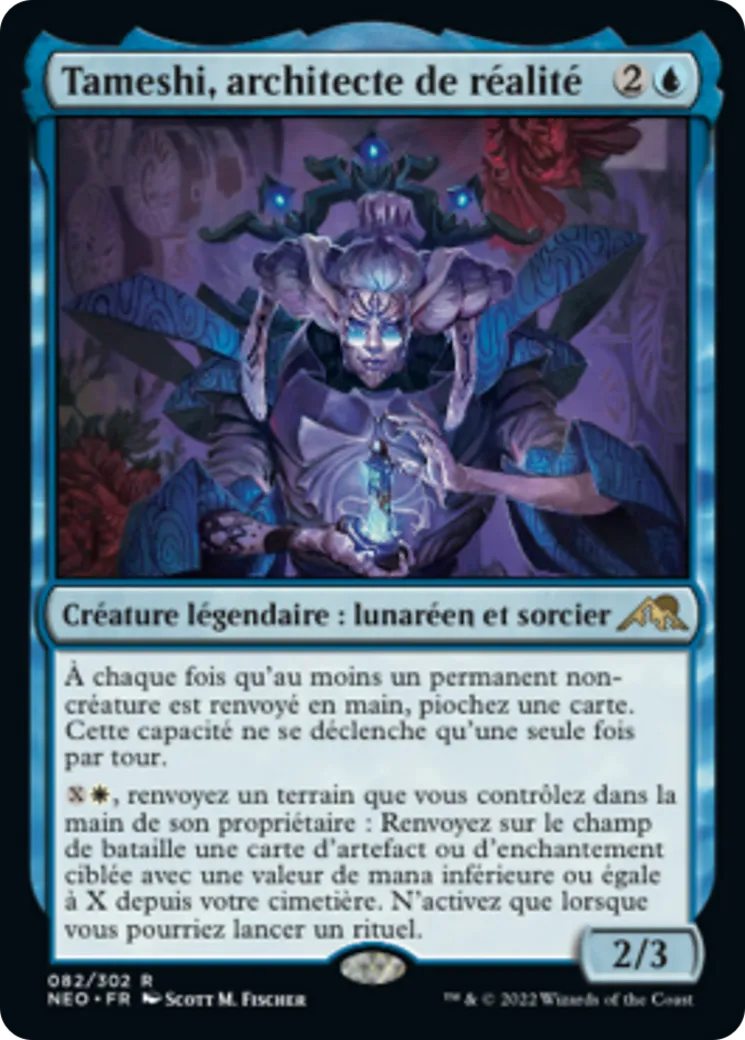 Tameshi, architecte de réalité — Kamigawa: Neon Dynasty — Magic: The Gathering
