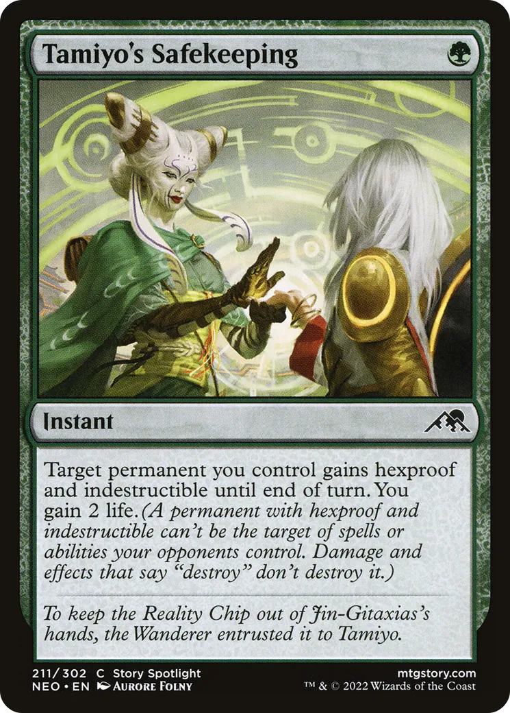 Tamiyo's Safekeeping — Kamigawa: Neon Dynasty — Magic: The Gathering