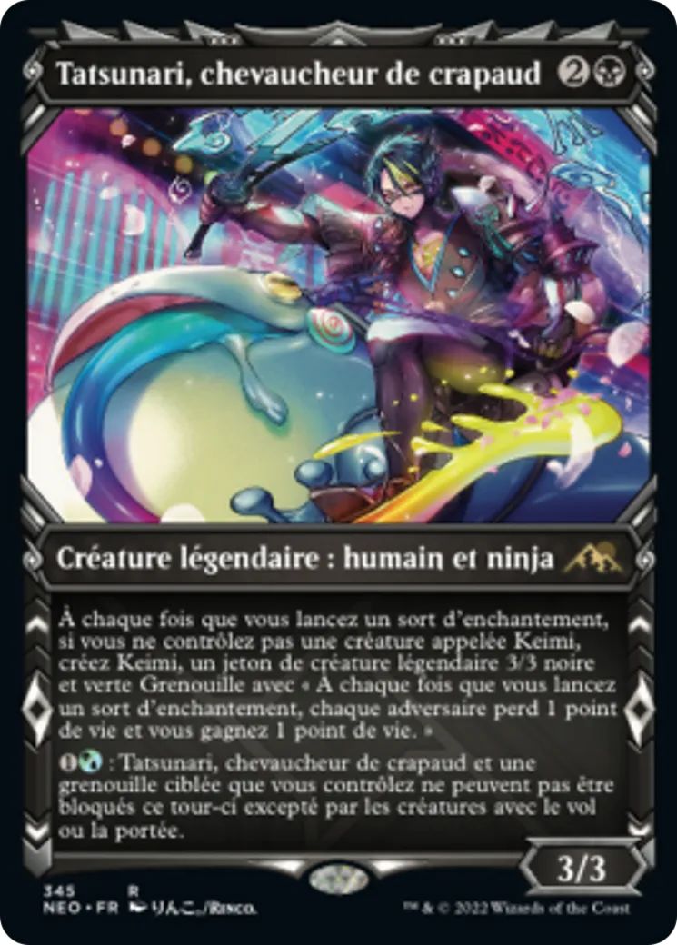 Tatsunari, chevaucheur de crapaud — Kamigawa: Neon Dynasty — Magic: The Gathering