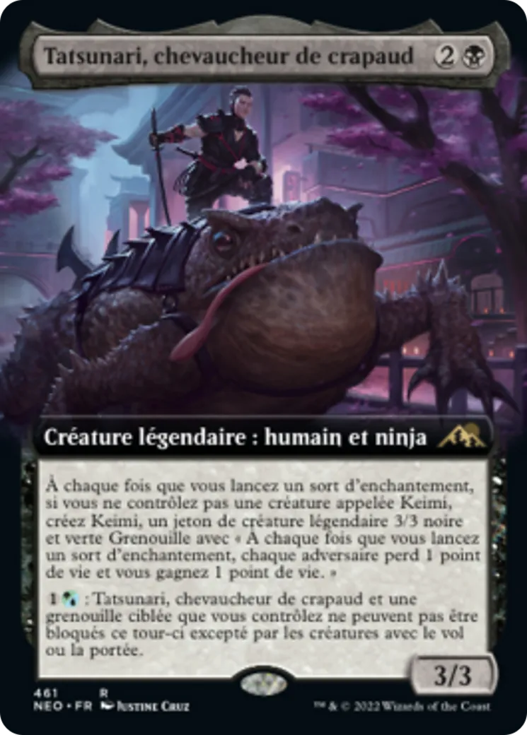 Tatsunari, chevaucheur de crapaud — Kamigawa: Neon Dynasty — Magic: The Gathering