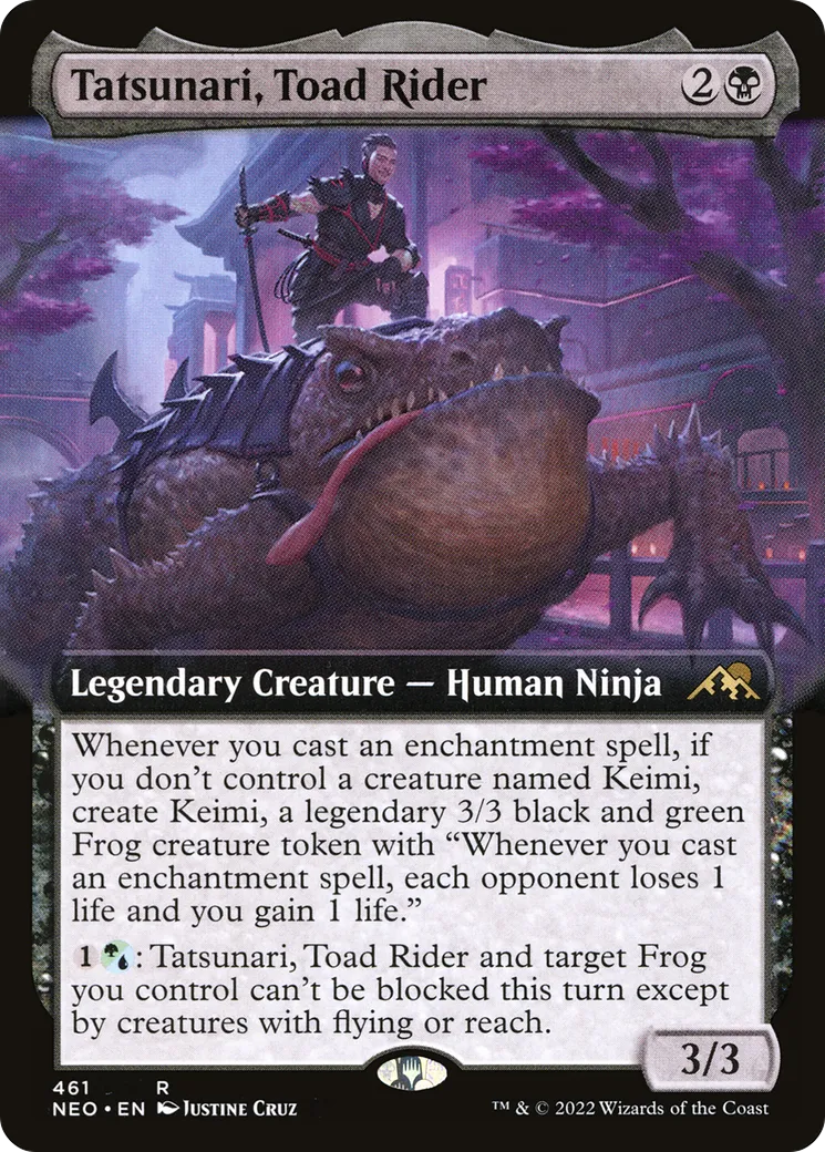 Tatsunari, Toad Rider — Kamigawa: Neon Dynasty — Magic: The Gathering