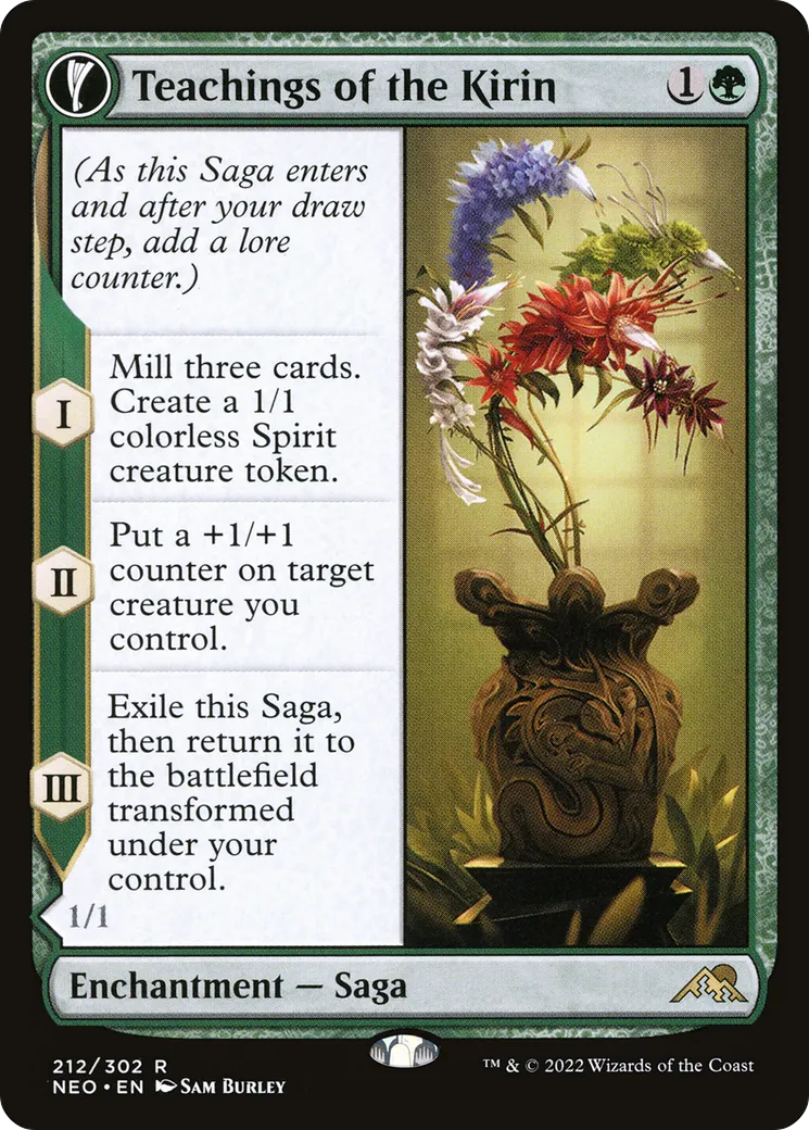 Teachings of the Kirin // Kirin-Touched Orochi — Kamigawa: Neon Dynasty — Magic: The Gathering