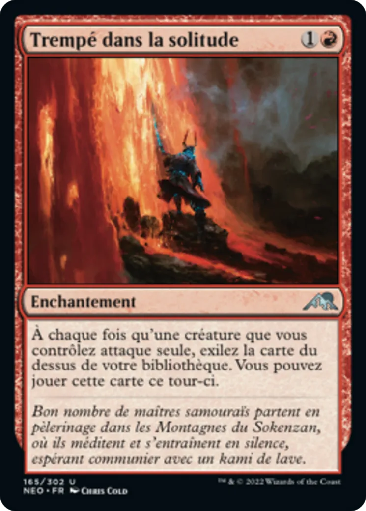 Trempé dans la solitude — Kamigawa: Neon Dynasty — Magic: The Gathering