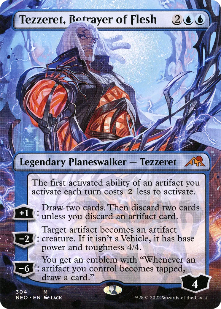 Tezzeret, Betrayer of Flesh — Kamigawa: Neon Dynasty — Magic: The Gathering