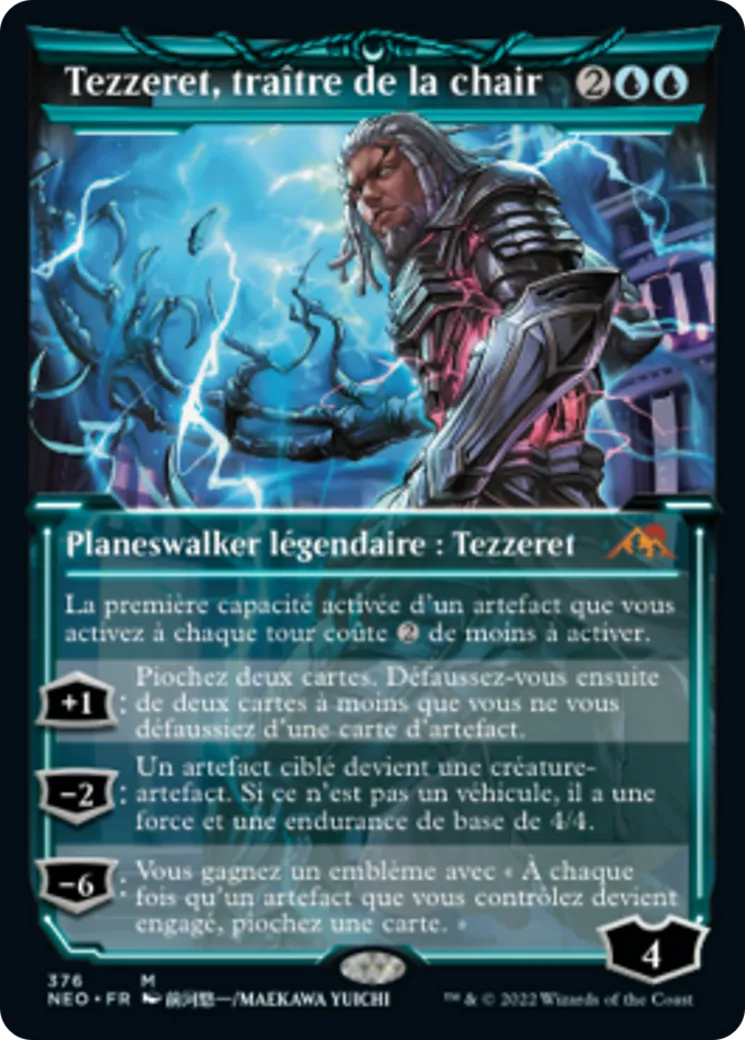 Tezzeret, traître de la chair — Kamigawa: Neon Dynasty — Magic: The Gathering