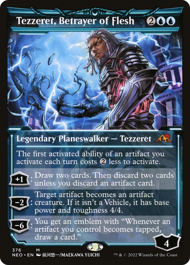 Tezzeret, Betrayer of Flesh — Kamigawa: Neon Dynasty — Magic: The Gathering