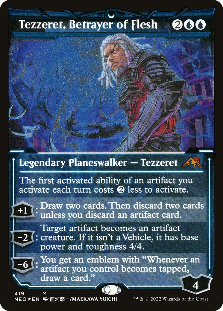 Tezzeret, Betrayer of Flesh — Kamigawa: Neon Dynasty — Magic: The Gathering