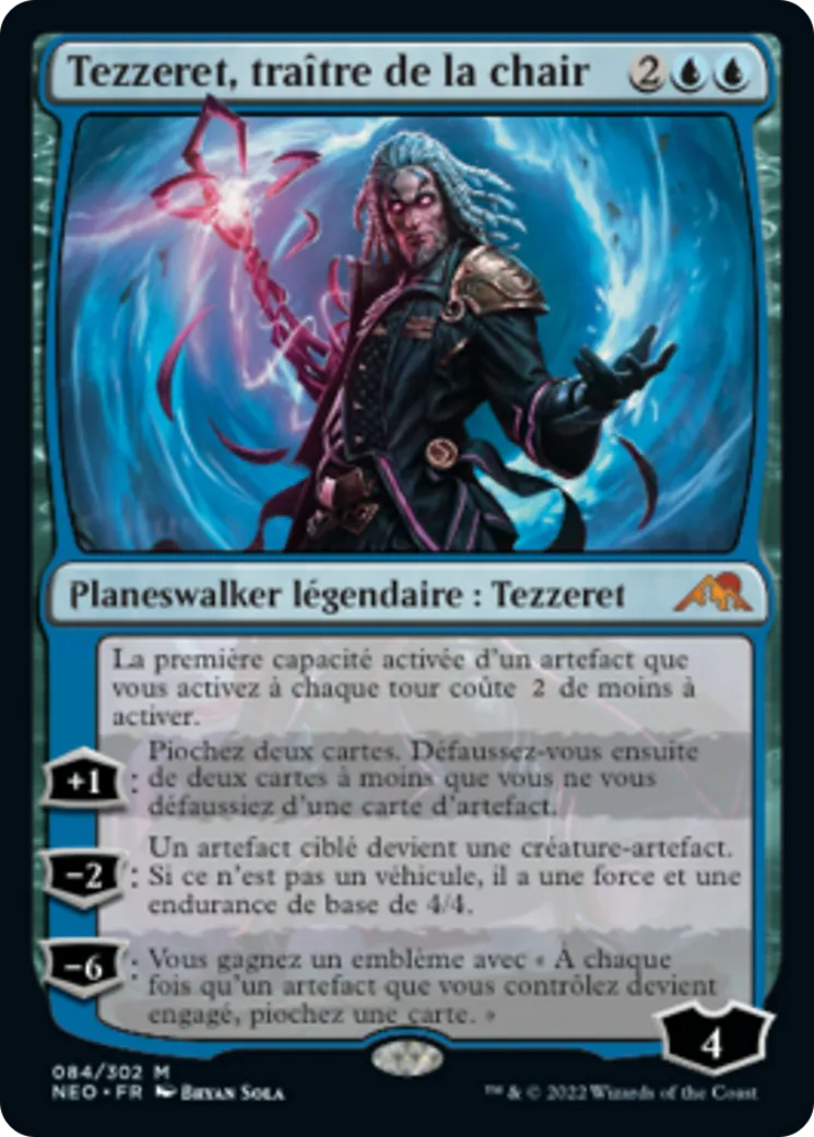 Tezzeret, traître de la chair — Kamigawa: Neon Dynasty — Magic: The Gathering