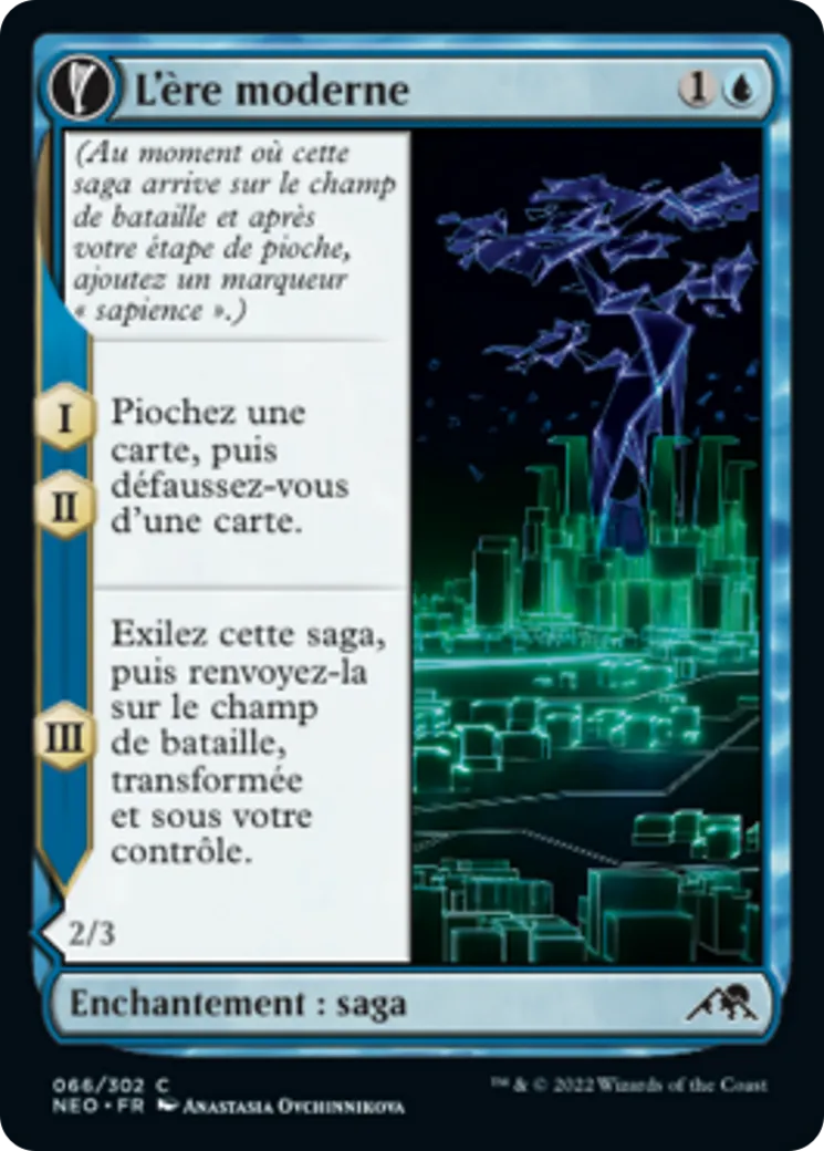 L'ère moderne // Planeur vectoriel — Kamigawa: Neon Dynasty — Magic: The Gathering