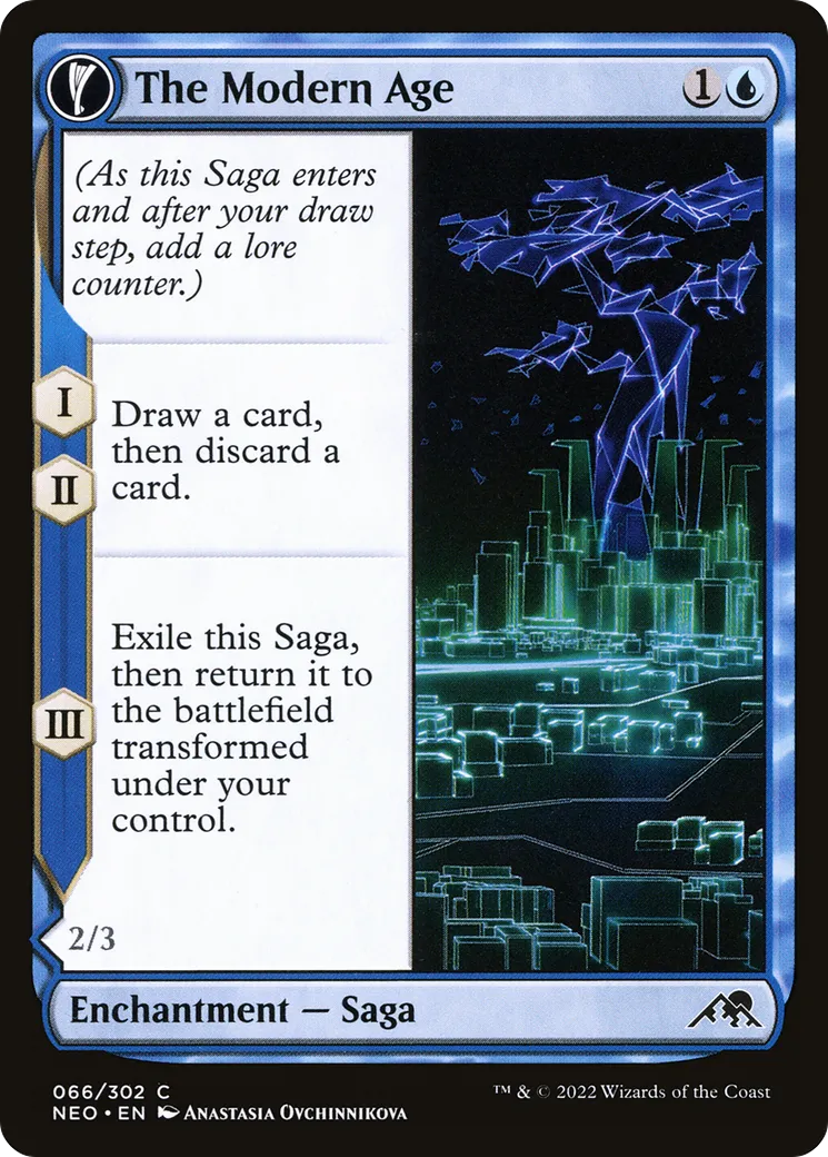 The Modern Age // Vector Glider — Kamigawa: Neon Dynasty — Magic: The Gathering