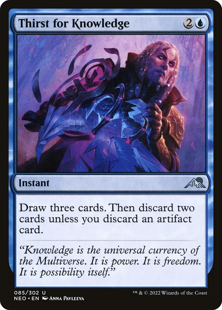 Soif de connaissance — Kamigawa: Neon Dynasty — Magic: The Gathering