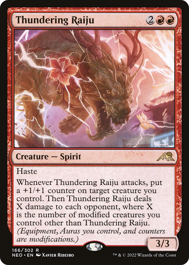 Raiju fulminant — Kamigawa: Neon Dynasty — Magic: The Gathering