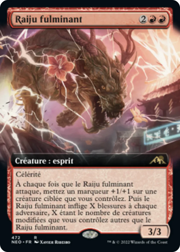 Raiju fulminant — Kamigawa: Neon Dynasty — Magic: The Gathering