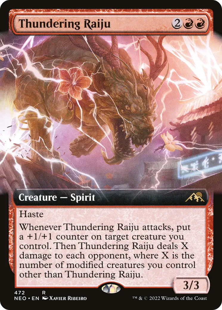 Thundering Raiju — Kamigawa: Neon Dynasty — Magic: The Gathering