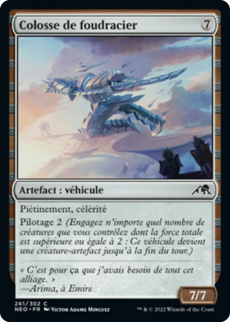 Colosse de foudracier — Kamigawa: Neon Dynasty — Magic: The Gathering