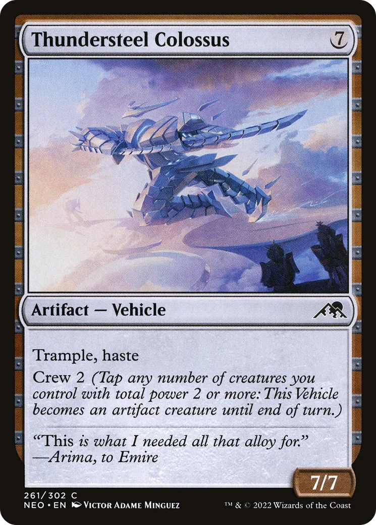 Colosse de foudracier — Kamigawa: Neon Dynasty — Magic: The Gathering
