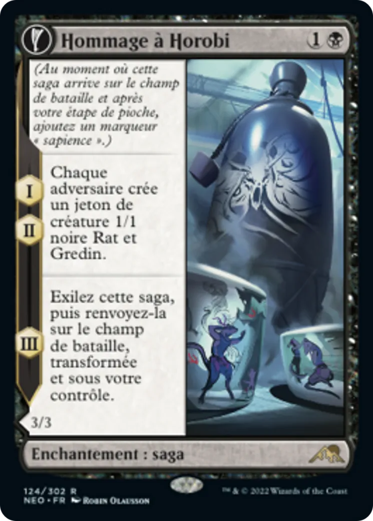 Hommage à Horobi // Écho du gémisseur de la mort — Kamigawa: Neon Dynasty — Magic: The Gathering