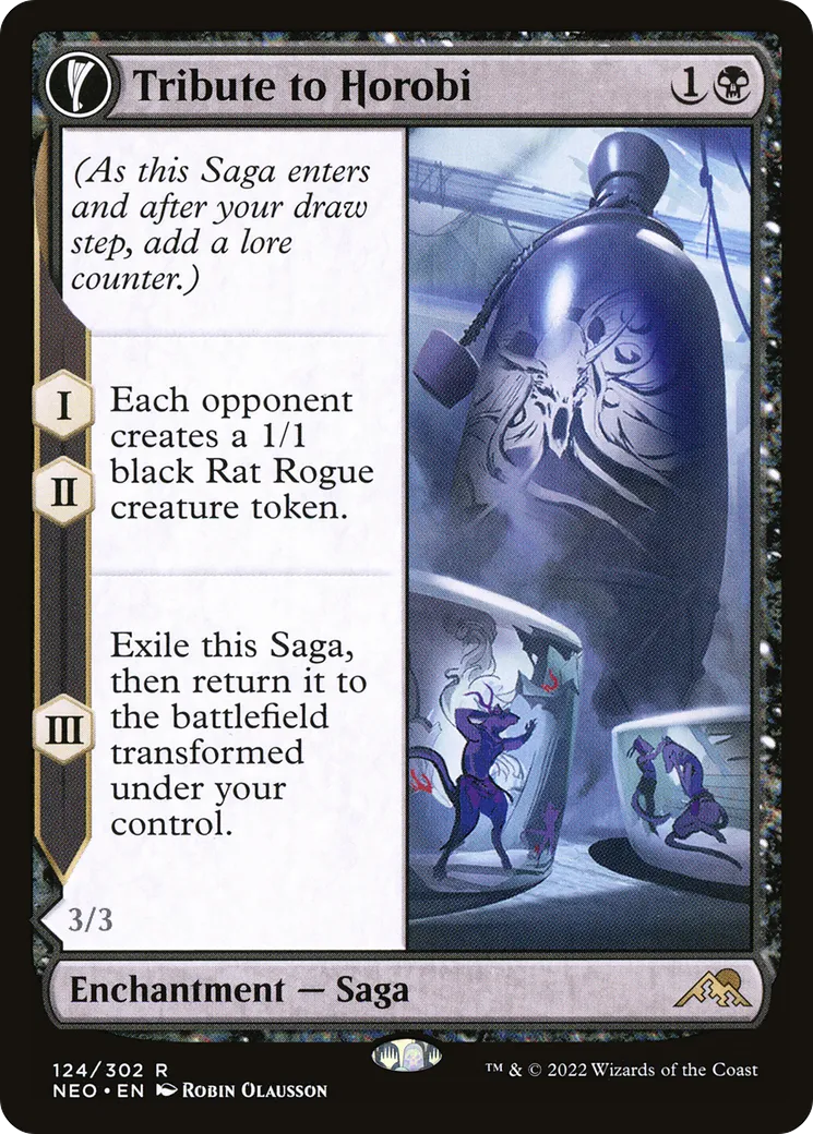 Tribute to Horobi // Echo of Death's Wail — Kamigawa: Neon Dynasty — Magic: The Gathering