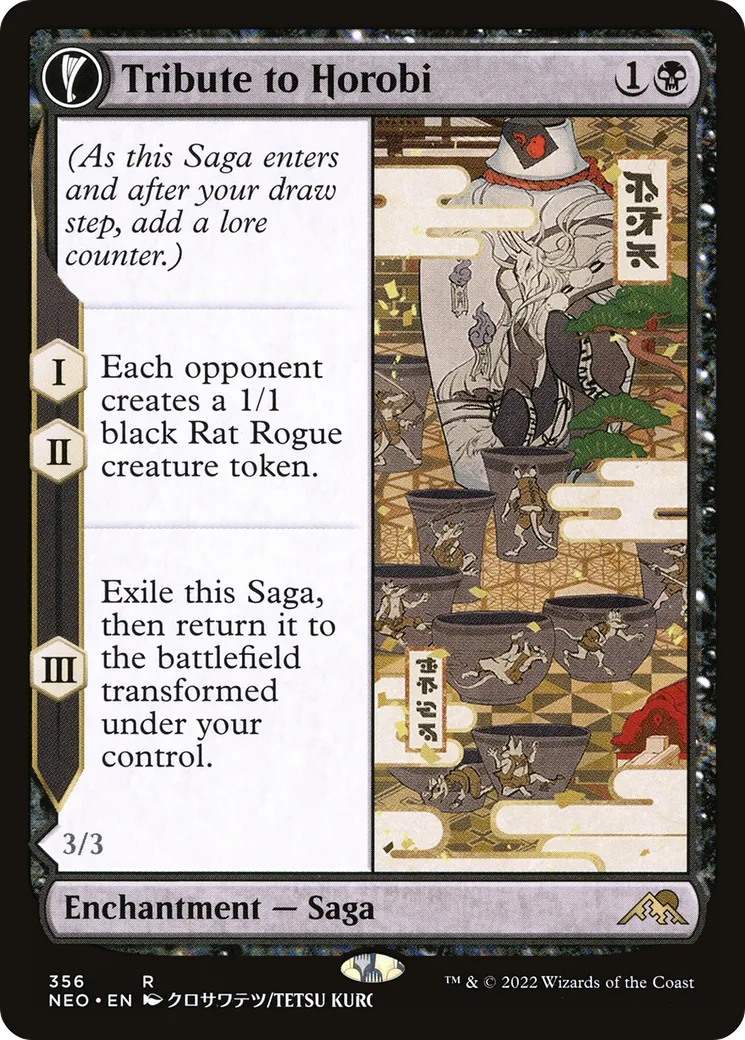 Tribute to Horobi // Echo of Death's Wail — Kamigawa: Neon Dynasty — Magic: The Gathering