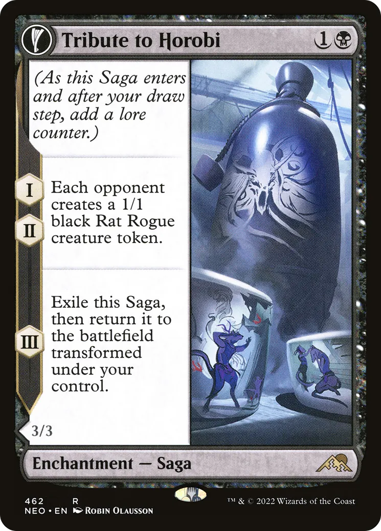 Hommage à Horobi // Écho du gémisseur de la mort — Kamigawa: Neon Dynasty — Magic: The Gathering