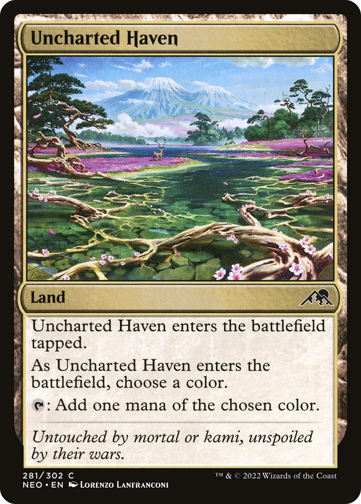 Uncharted Haven — Kamigawa: Neon Dynasty — Magic: The Gathering