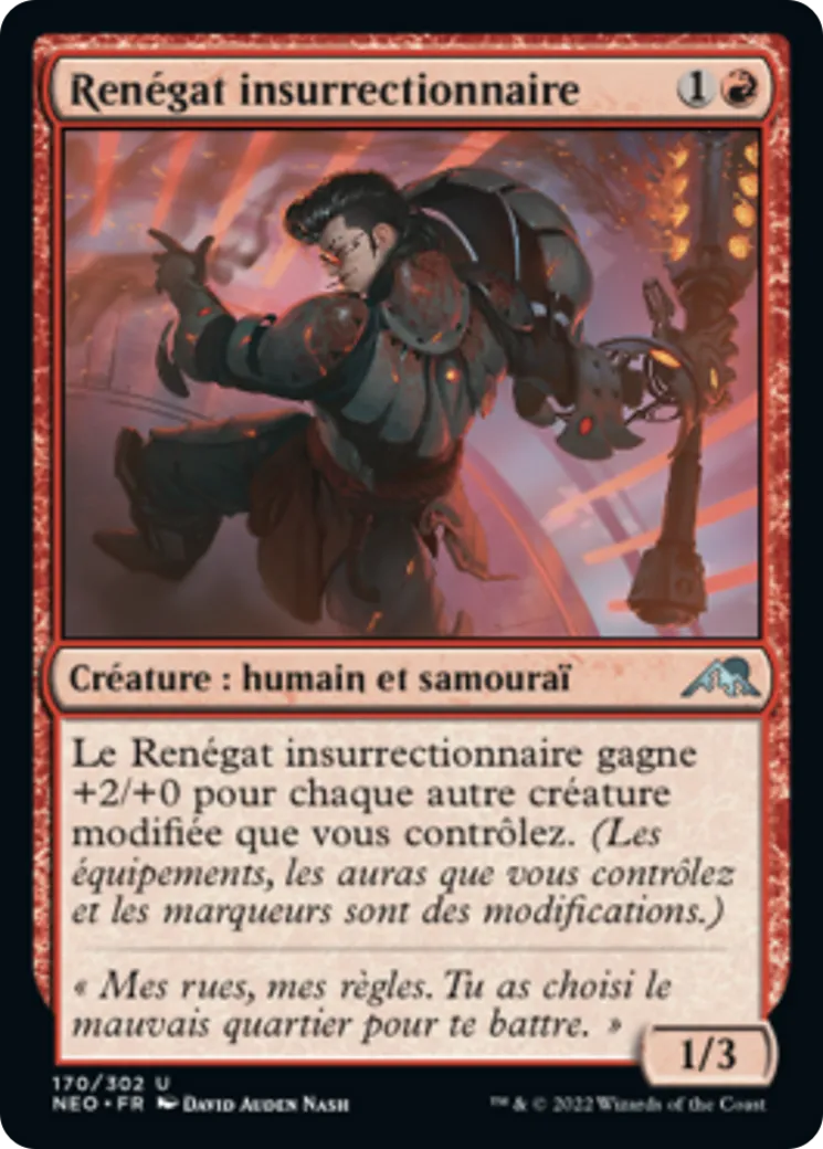Renégat insurrectionnaire — Kamigawa: Neon Dynasty — Magic: The Gathering