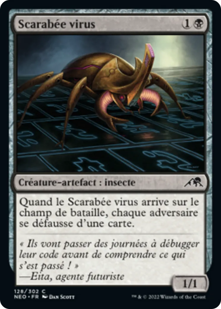 Scarabée virus — Kamigawa: Neon Dynasty — Magic: The Gathering