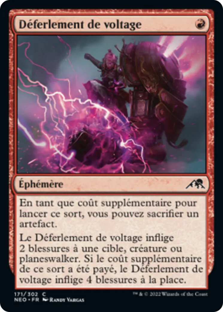 Déferlement de voltage — Kamigawa: Neon Dynasty — Magic: The Gathering