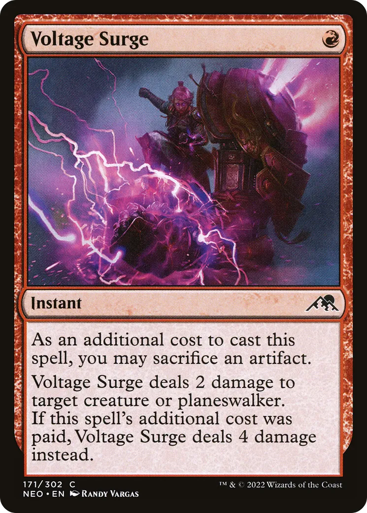 Déferlement de voltage — Kamigawa: Neon Dynasty — Magic: The Gathering