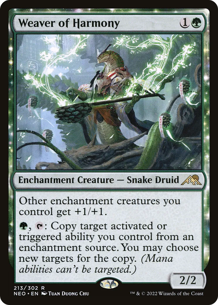 Weaver of Harmony — Kamigawa: Neon Dynasty — Magic: The Gathering