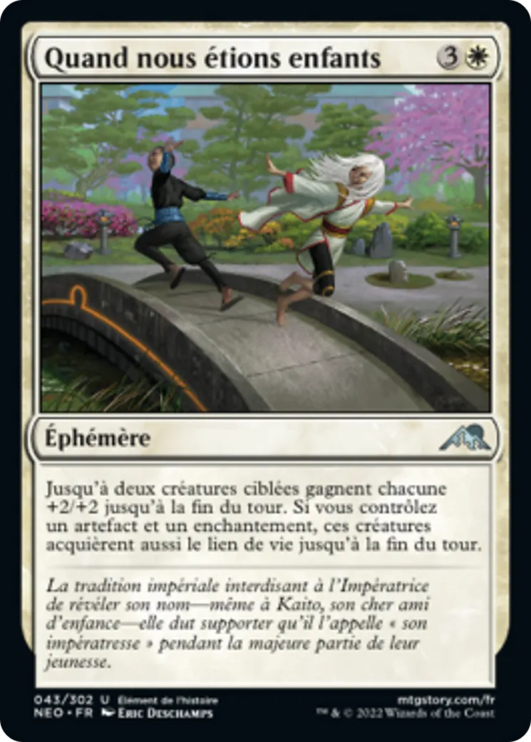 Quand nous étions enfants — Kamigawa: Neon Dynasty — Magic: The Gathering
