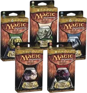Display d'Intro Packs La Nouvelle Phyrexia from New Phyrexia - Magic: The Gathering