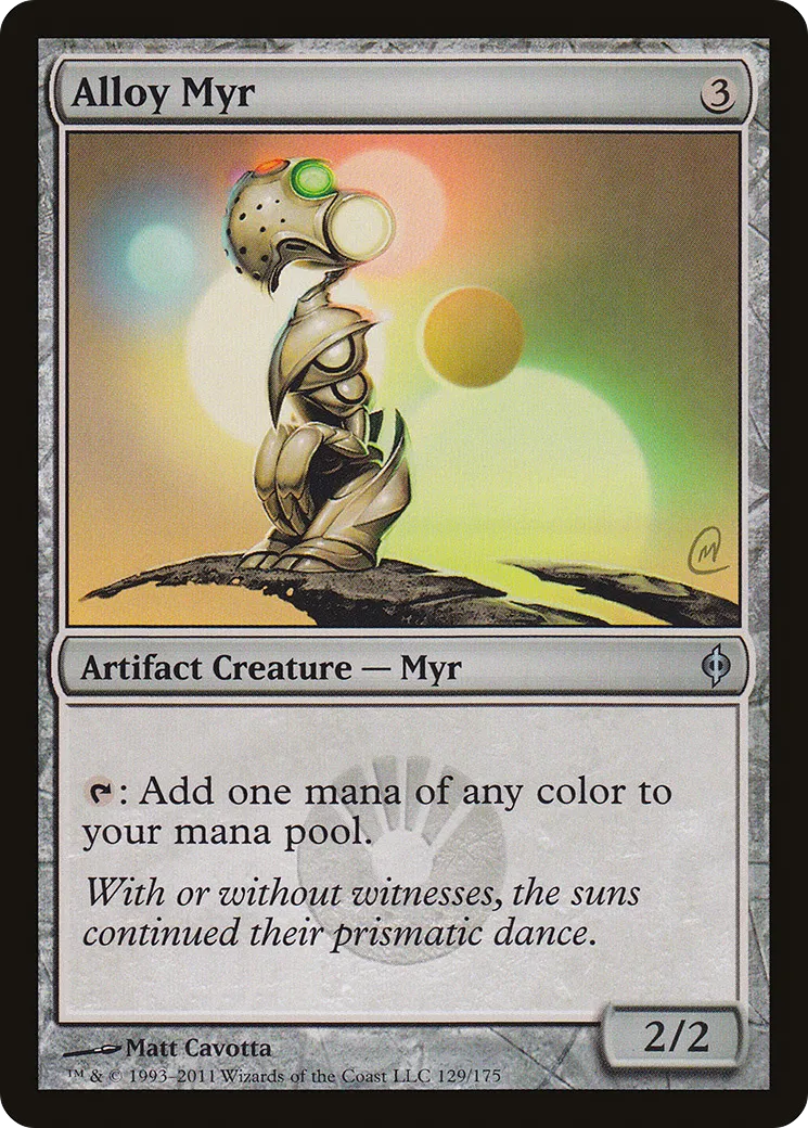 Alloy Myr — New Phyrexia — Magic: The Gathering